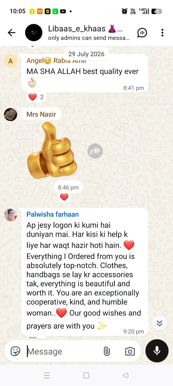 Alnafay Collection customer review 7